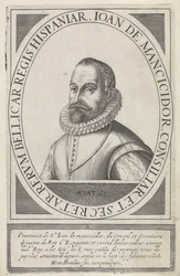 Juan de Mancicidor, uit Belgiae Pacificatorum Vera Delineatio (1608)